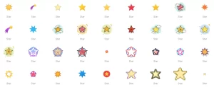 star icons pack